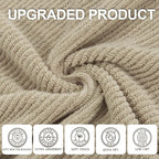 VOOVA & MOVAS Tan Bath Towels - Image 2