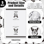 R HORSE Corgi Kitchen Dish Towel Set- 5Pcs Cute Corgi Cleaning Dishcloth Animal - Image 2