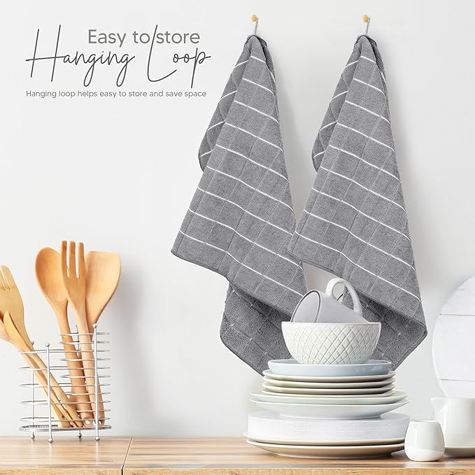 Utopia Towels - Microfiber Kitchen Towels, Super Absorbent 18 x 26 Inches - Image 5