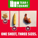 Brawny Tear-A-Square 3-Ply Paper Towels, 2 Triple Rolls = 6 Regular Rolls - Image 5
