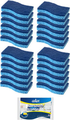 CELOX 24 Pack Non-Scratch Dish Sponge, Dual Sided Kitchen Sponges by CELOX