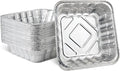 PLASTICPRO Disposable 10'' X 10'' X 3'' Inch Square Aluminum Tin Foil Baking by PLASTICPRO