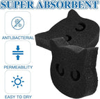 Tioncy 12 Pack Black Cat Sponges Bulk Dual Sided Scrubber Sponges Dishwashing - Image 5