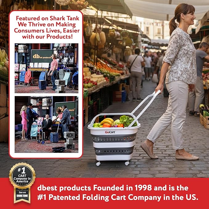 dbest Products Gocart Foldable Shopping Cart - Image 6