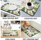 Christmas Dish Drying Mat for Kitchen Counter 2 Pack - Image 6