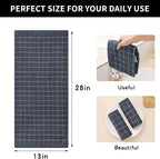 Homaxy 100% Cotton Terry Kitchen Towels, Checkered Designed, Soft and Super - Image 5