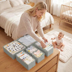 GRANNY SAYS Drawer Organizer Clothes, 12 Pack Dresser Organizer Bins - Image 7