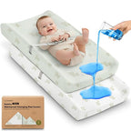 2-Pack Waterproof Changing Pad Covers Boy, Girl – 32x16 Soft Cotton Baby by KeaBabies