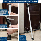Rerishom Door Security Bar, Door Stoppers Security bar, Heavy Duty Door Lock - Image 6
