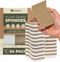 Plant-Based Kitchen Sponges | FSC-Certified & PETA Approved | Natural Cellulose by EcoFox