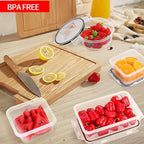 Skroam 36 Pack Food Storage Containers, Plastic BPA-Free Meal Prep Container - Image 6