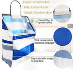 Wall-Hanging Storage Bags, Desktop Organizer Basket Cotton Linen Hanging - Image 2