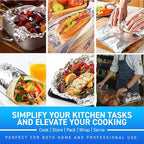 500 Count Pre-Cut Aluminum Foil Sheets, 12” Heavy Duty Pop Up Foil Sheets - Image 6