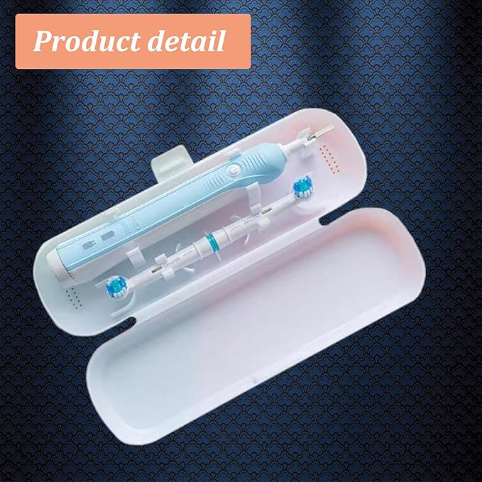 2 Pcs Electric Toothbrush Travel Case, Portable Travel Toothbrush Holder - Image 3