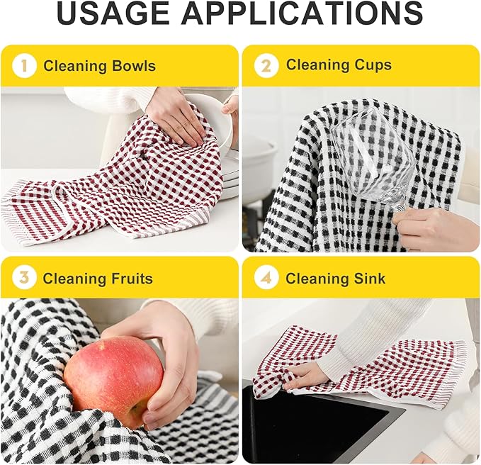 SALAS Cotton Dish Towels Cloths - Image 5