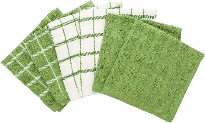 Ritz Terry Check Dish Cloth Set: Highly Absorbent & Super Soft - Image 2