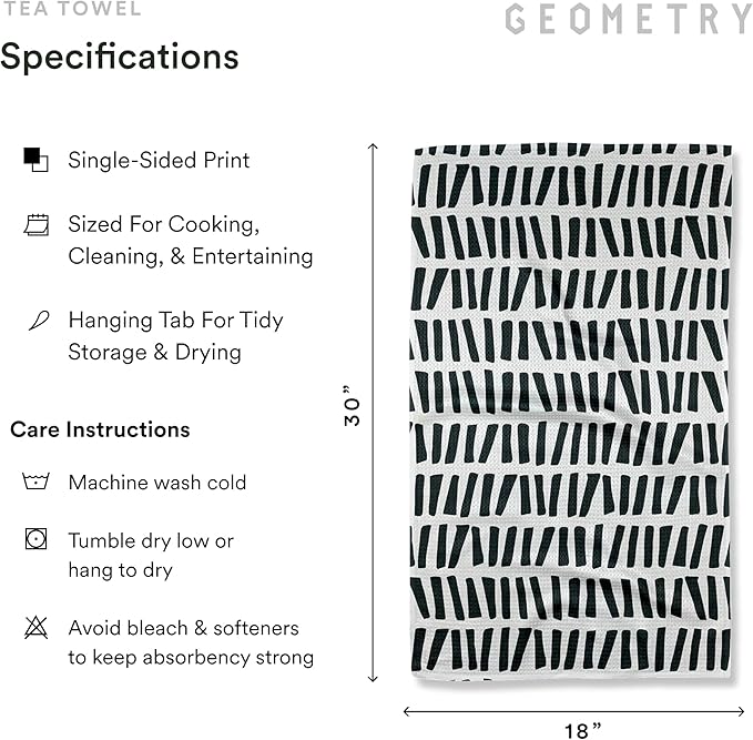 GEOMETRY Kitchen Tea Towels - Image 6