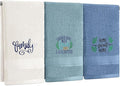 3 Pcs Farmhouse Decorative Hand Towels by FuWeave