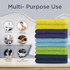DecorRack 10 Pack 100% Cotton Wash Cloth, Luxurious Soft, 12 x 12 inch Ultra - Image 4