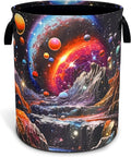 Dream Galaxy Mountains Laundry Basket Funny Oxford Cloth Laundry Hamper by Unknown