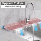 WAFT YEARN 24X5 Inch Silicone Durable Faucet Mat Kitchen Sink Splash Guard - Image 3