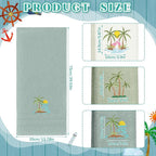 3 Pack Summer Palm Tree Hand Towels - Image 2