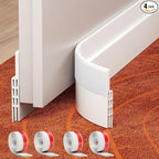 GroTheory 4 Pack Door Draft Stopper, Under Door Sweep by GroTheory