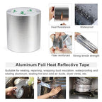 BOMEI PACK Adhesive Aluminum Foil Heat Shield Tape 1 Pack 5 inch x 66ft - Image 4
