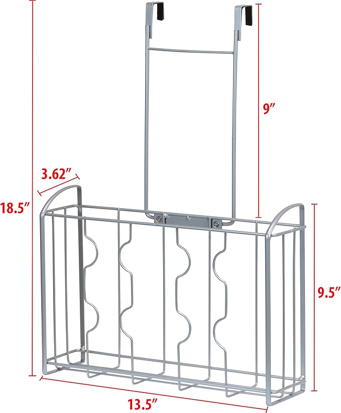 Simple Houseware Over Cabinet Door Organizer - Image 2