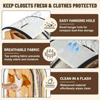 Garment Bags for Hanging Clothes 40” Long, Ultra Clear Suit Bags for Closet - Image 4