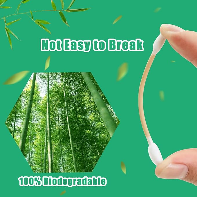Egaageoi 800 Count Pointed Cotton Swabs - Image 3
