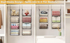 X-cosrack 7 Tier Foldable Hanging Closet Organizer and Storage, Wire Closet - Image 8