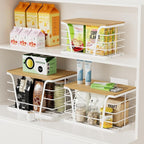3 Pack Trash Bag Holder Dispenser, Kitchen Organization and Storage, Stackable - Image 5