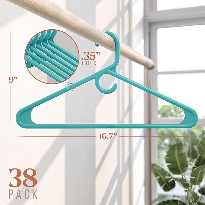 NEATERIZE Ultra Heavy Duty Plastic Clothes Hangers - Image 2