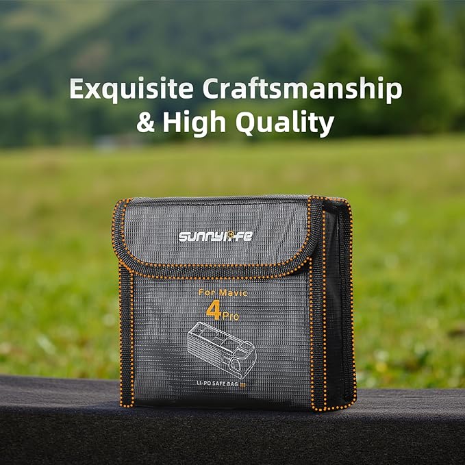 Fireproof Battery Safe Bag for DJI Mavic 4 Pro Accessories, Drone Mavic 4 Pro - Image 4