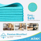 AIDEA Microfiber Cleaning Cloth-50PK, Soft Microfiber Towels - Image 2