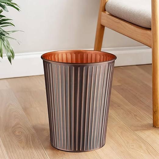 Monarch Abode Metal Bathroom Trash Can – Waste Basket - Image 5