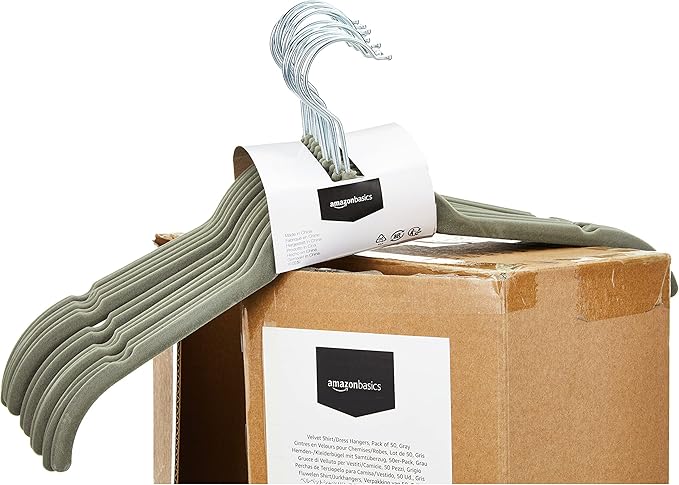 Amazon Basics Slim, Non-Slip Shirt Clothes Hangers - Image 8