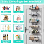 HapiRm Over Door Organizer Storage - Image 9