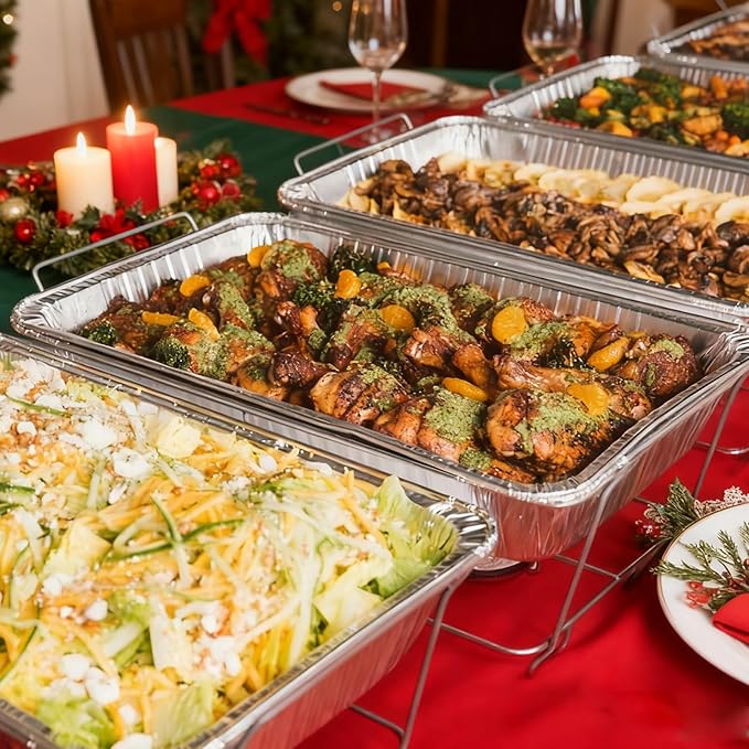 9x13 Aluminum Foil Pans with Lids - Image 7