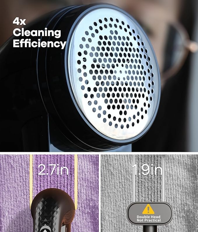 Lint Remover, Fabric Shaver for Clothes and Furniture, Sweater Shaver - Image 5