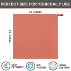 Kitinjoy 100% Cotton Kitchen Dish Cloths, 6 Pack Waffle Weave Ultra Soft - Image 5