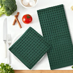 Jacquotha Waffle Hand Towels Set of 2 – Cotton, Quick Dry, Lint Free, 13” x 29” - Image 6