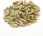 CCINEE 150 PCS 1 Inch Gold Natural Wooden Clothespins, Small Clothes Pin by CCINEE