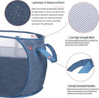 pop-up laundry basket，with Durable Handles collapsible Mesh laundry Hamper - Image 3
