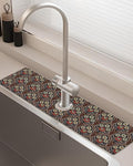 Patterned Sink Faucet Mat Kitchen Splash Guard Super Absorbent Drying Mat by BnhjsdwTablecloth