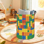HUNRUNG Laundry Hamper, Large Canvas Fabric Lightweight Storage Basket Toy - Image 6