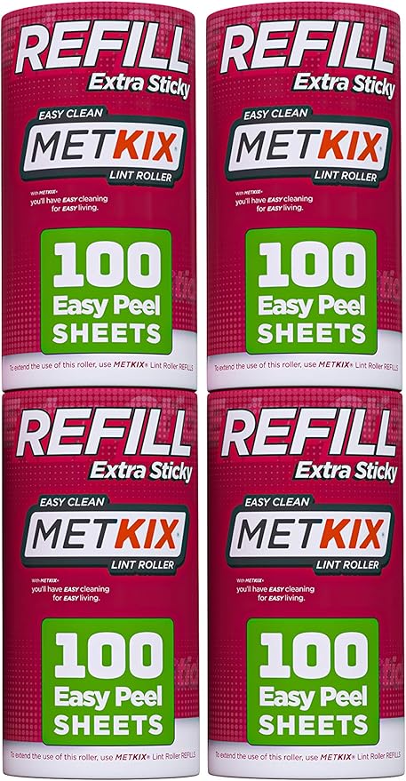 Refill for Metkix Lint Rollers 4 Pack by Metkix