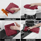 Homaxy Premium Cotton Kitchen Towels 16"x 28", Large Natural Ring Spun 390 GSM - Image 4