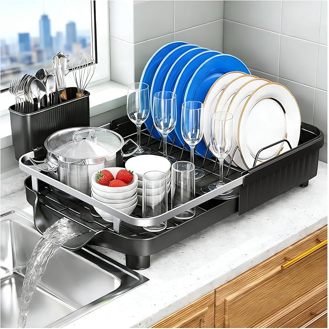 Dish Drying Rack – Expandable Dish Rack by Kmiectse